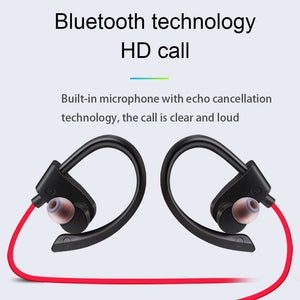 Écouteurs Bluetooth à crochets.
